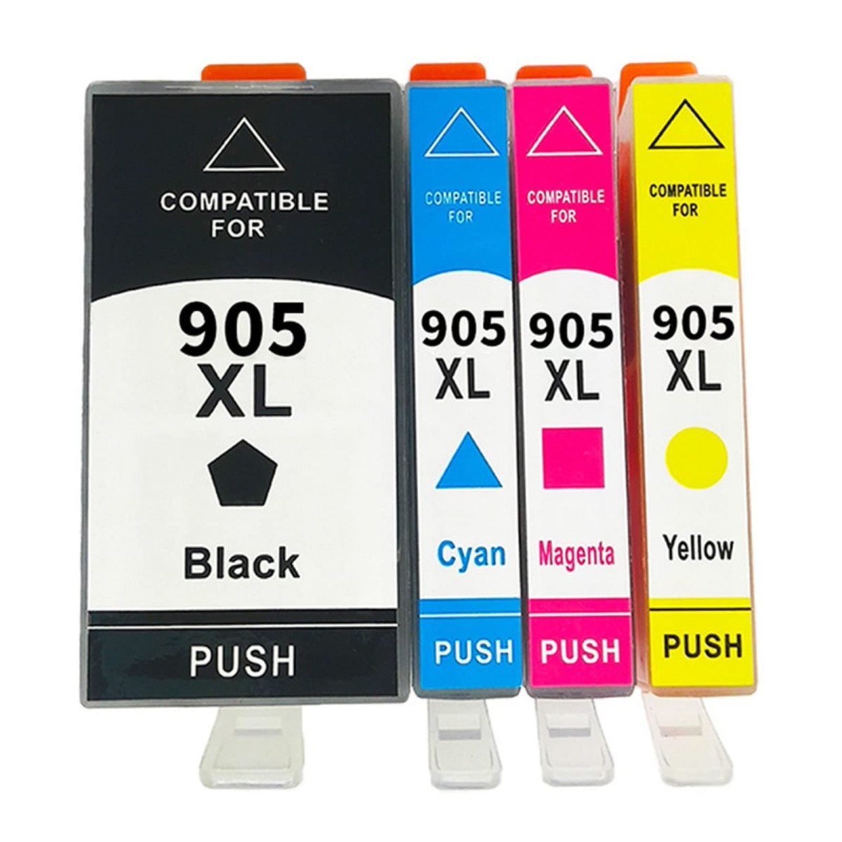 HP 905XL Ink Cartridge Set (BK+C+M+Y) - Professional Recommended