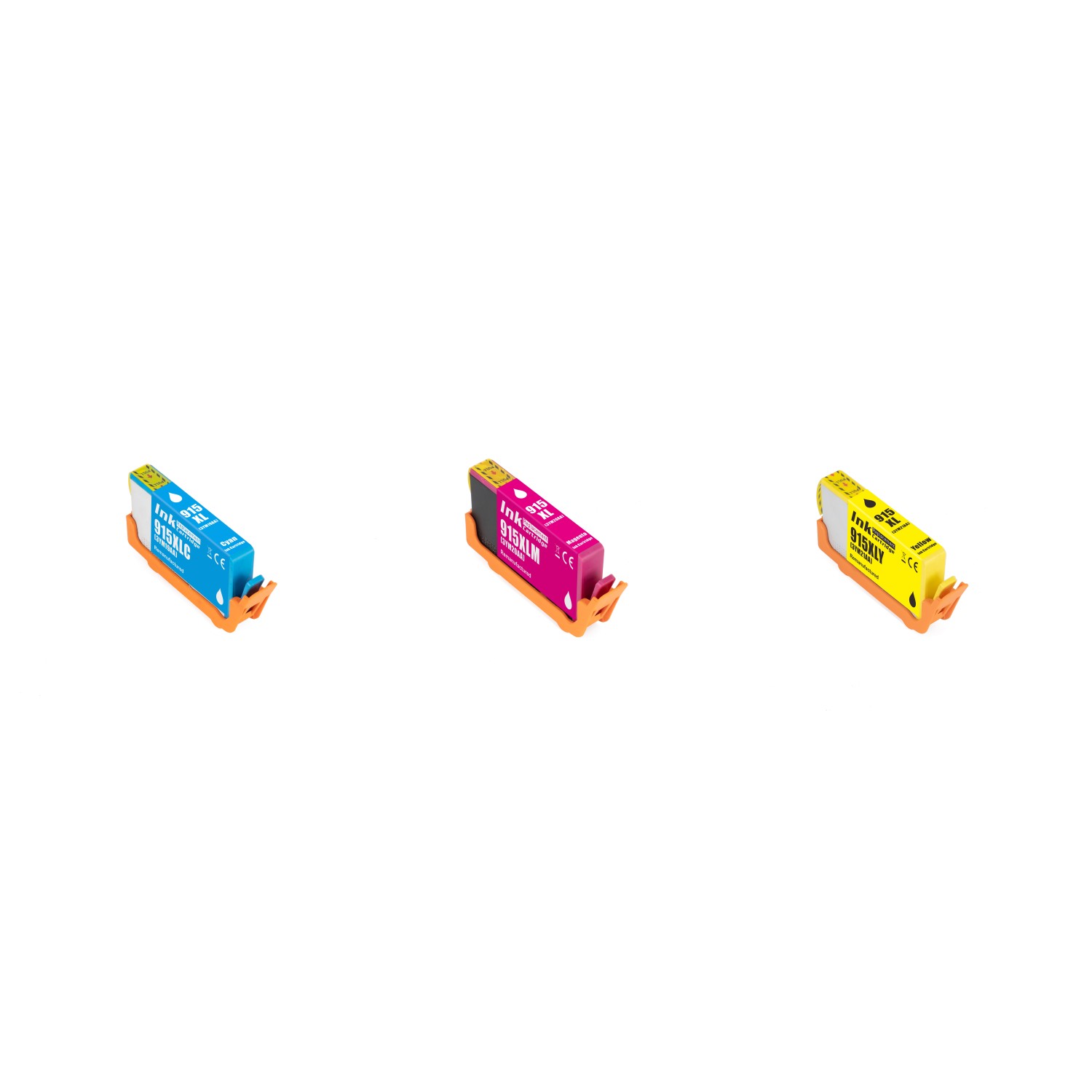 HP 915XL Cyan / Magenta / Yellow Ink Cartridge - Professional Recommended