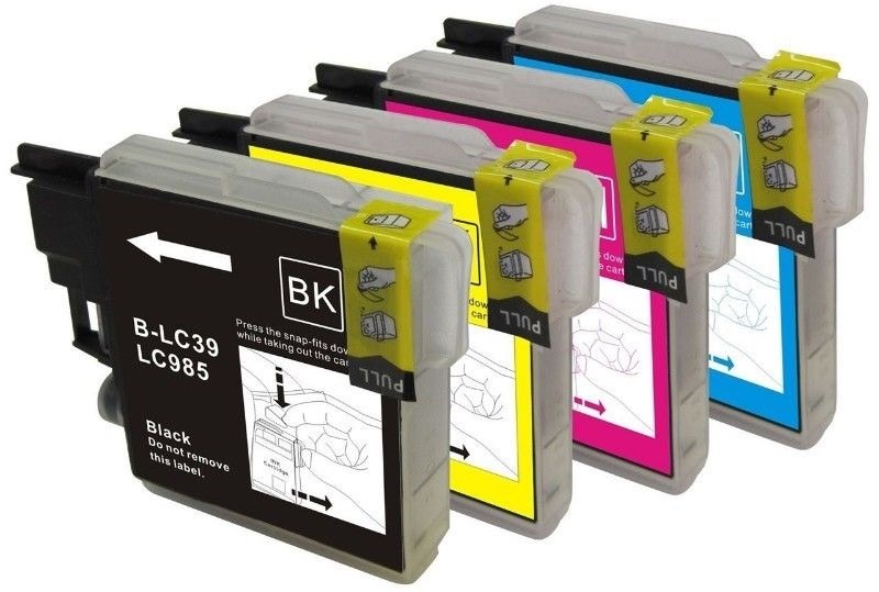 Brother LC39 Ink Cartridge Set (BK+C+M+Y) - Professional Recommended